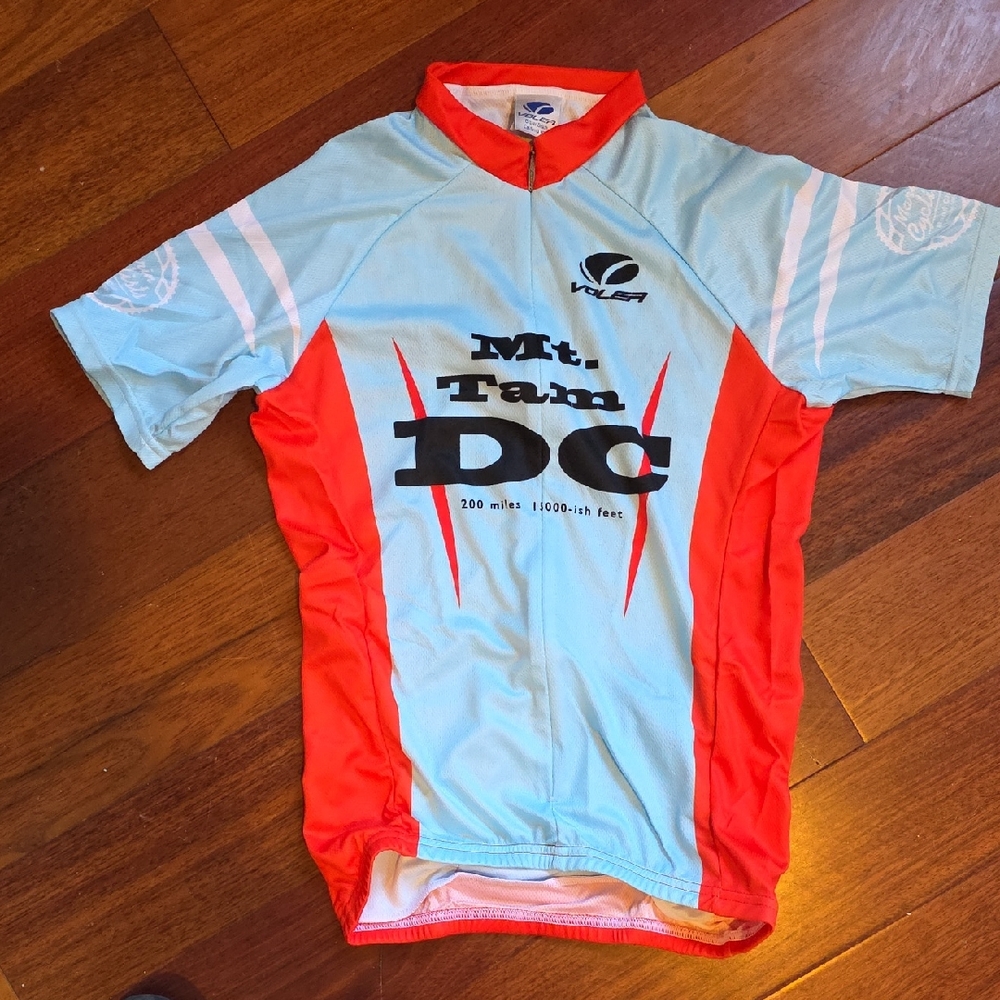 Voler Women's Cycling Jersey - Light Blue and Red